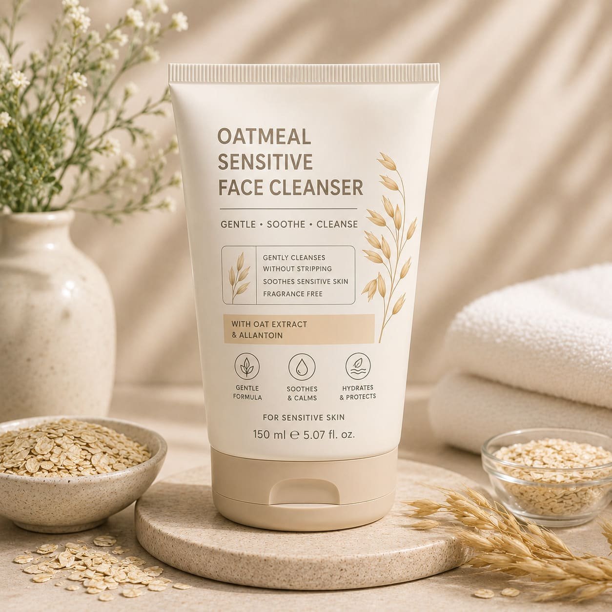 Oatmeal Sensitive Face Cleanser