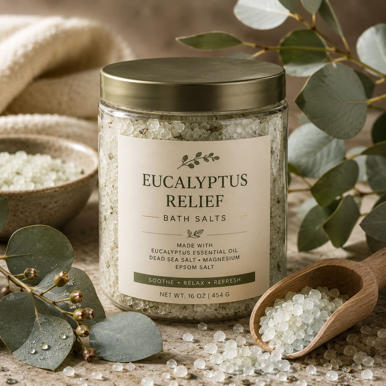 Eucalyptus Relief Bath Salts