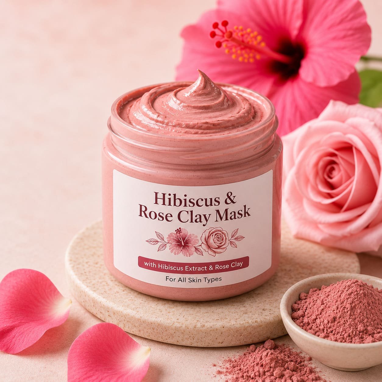 Hibiscus & Rose Clay Mask